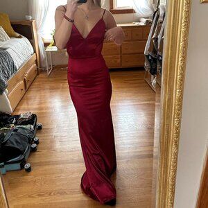 Red prom dress